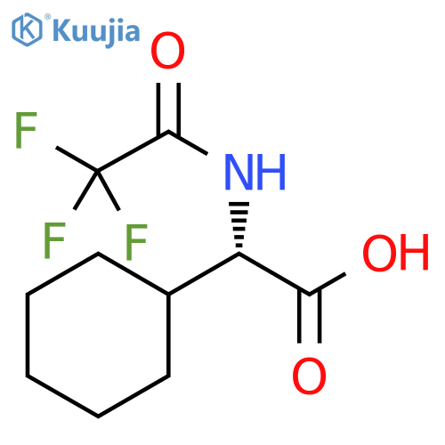 (S)-2-Cyclohexyl-2-(2,2,2-trifluoroacetamido)acetic acid structure