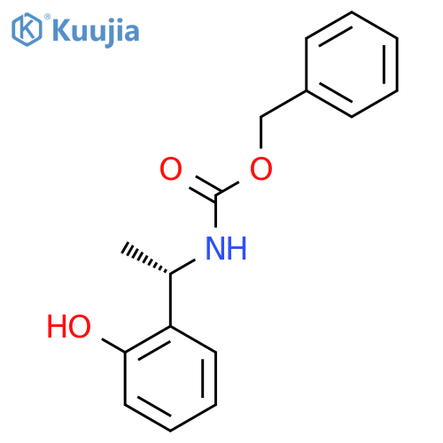 benzyl N-[(1S)-1-(2-hydroxyphenyl)ethyl]carbamate structure