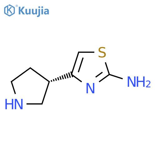 4-(3S)-pyrrolidin-3-yl-1,3-thiazol-2-amine structure
