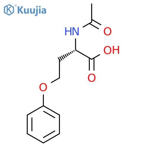 (2S)-2-acetamido-4-phenoxybutanoic acid structure