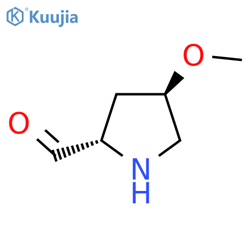 (2S,4R)-4-methoxypyrrolidine-2-carbaldehyde structure