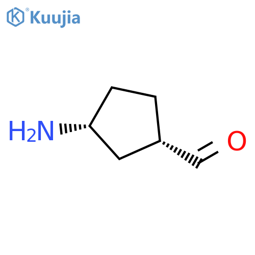 3-aminocyclopentane-1-carbaldehyde structure