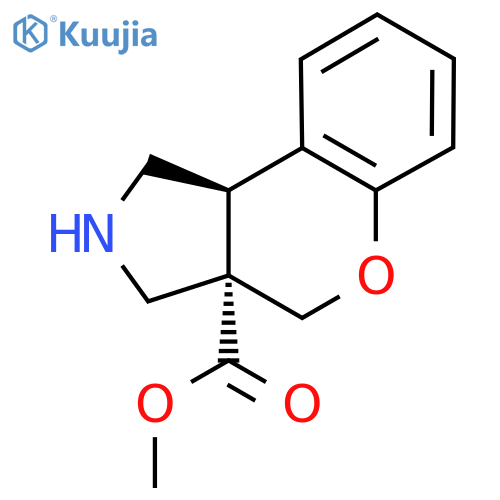rac-methyl (2R,6R)-8-oxa-4-azatricyclo7.4.0.0,2,6trideca-1(13),9,11-triene-6-carboxylate structure