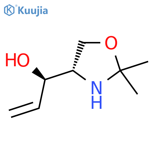 (1R)-1-[(4S)-2,2-dimethyl-1,3-oxazolidin-4-yl]prop-2-en-1-ol structure