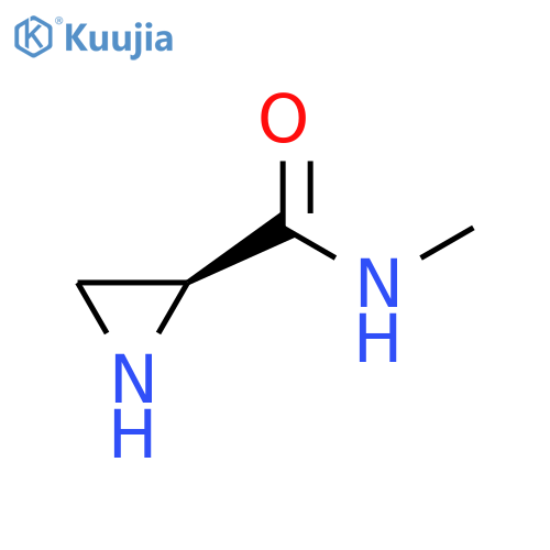(2S)-N-methylaziridine-2-carboxamide structure