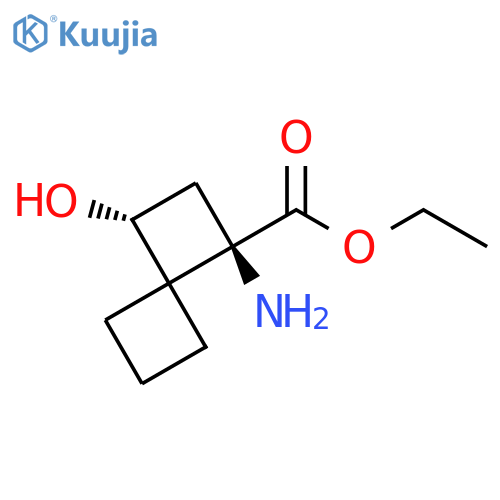 rac-ethyl (1R,3R)-1-amino-3-hydroxyspiro3.3heptane-1-carboxylate structure
