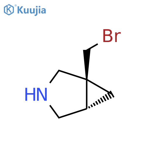 (1S,5S)-1-(bromomethyl)-3-azabicyclo3.1.0hexane structure