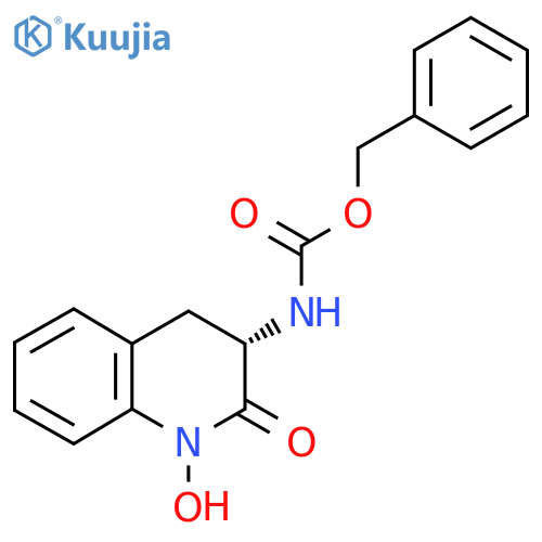 benzyl N-(3S)-1-hydroxy-2-oxo-1,2,3,4-tetrahydroquinolin-3-ylcarbamate structure