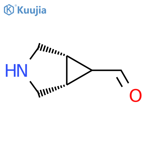 (1R,5S,6R)-3-azabicyclo3.1.0hexane-6-carbaldehyde structure