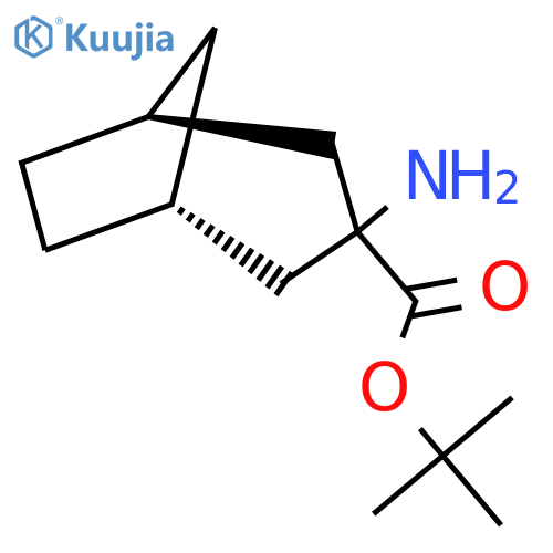 tert-butyl (1R,3R,5S)-3-aminobicyclo3.2.1octane-3-carboxylate structure