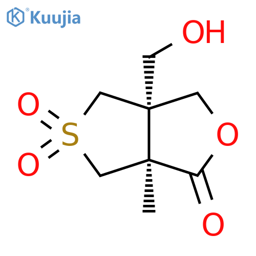 rac-(3aR,6aR)-3a-(hydroxymethyl)-6a-methyl-hexahydro-5lambda6-thieno3,4-cfuran-1,5,5-trione, cis structure