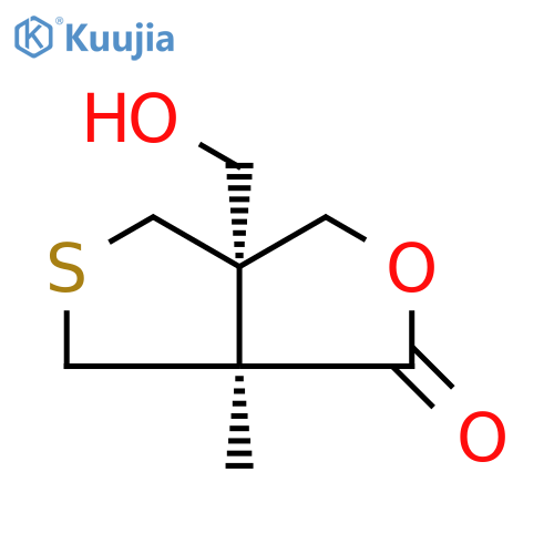 rac-(3aR,6aR)-3a-(hydroxymethyl)-6a-methyl-hexahydrothieno3,4-cfuran-1-one, cis structure
