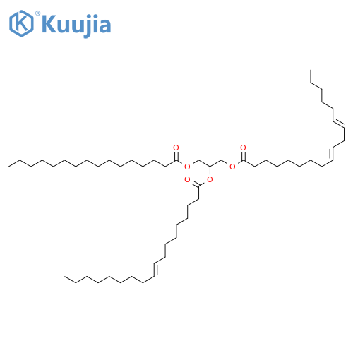 1-Palmitoyl-2-oleoyl-3-linoleoyl-rac-glycerol structure