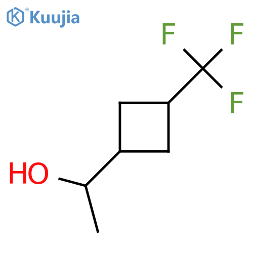 rac-1-(1s,3s)-3-(trifluoromethyl)cyclobutylethan-1-ol structure