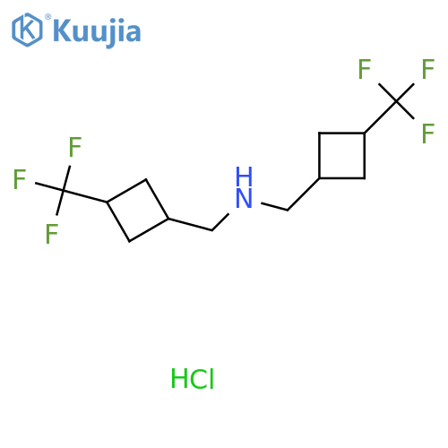 bis({(1s,3s)-3-(trifluoromethyl)cyclobutylmethyl})amine hydrochloride structure