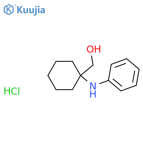 1-(phenylamino)cyclohexylmethanol hydrochloride structure