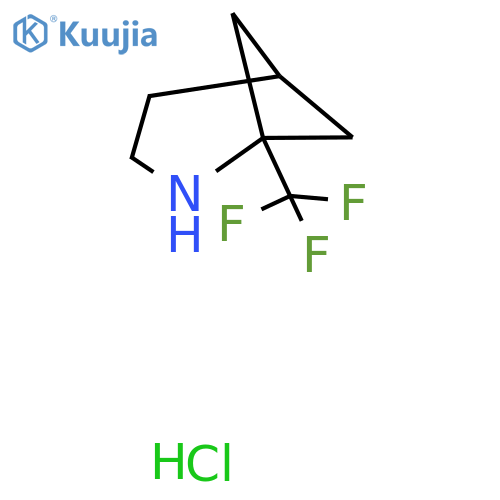 1-(trifluoromethyl)-2-azabicyclo3.1.1heptane hydrochloride structure