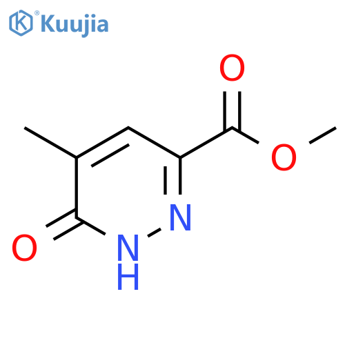3-Pyridazinecarboxylic acid, 1,6-dihydro-5-methyl-6-oxo-, methyl ester structure