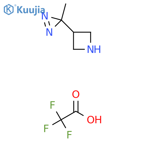 3-(3-methyl-3H-diazirin-3-yl)azetidine, trifluoroacetic acid structure