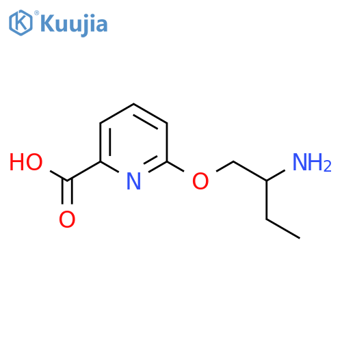 6-(2-Aminobutoxy)pyridine-2-carboxylic acid structure
