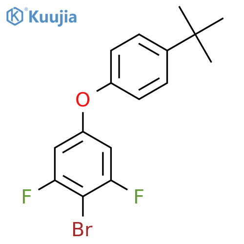 2-Bromo-5-(4-tert-butylphenoxy)-1,3-difluorobenzene structure