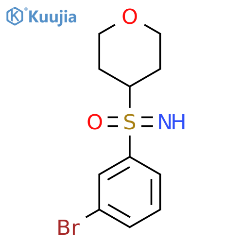 (3-bromophenyl)(oxan-4-yl)imino-lambda6-sulfanylone structure