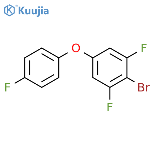 2-bromo-1,3-difluoro-5-(4-fluorophenoxy)benzene structure