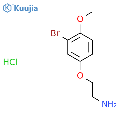 2-(3-Bromo-4-methoxyphenoxy)ethanamine hydrochloride structure