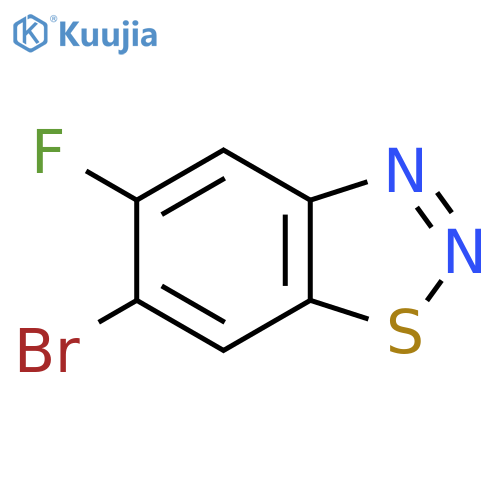 6-Bromo-5-fluoro-1,2,3-benzothiadiazole structure