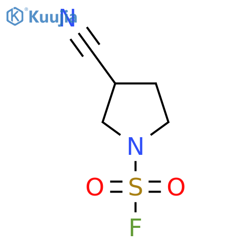 3-Cyanopyrrolidine-1-sulfonyl fluoride structure