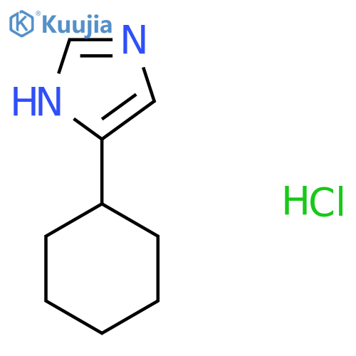 4-Cyclohexyl-1H-imidazole hydrochloride structure