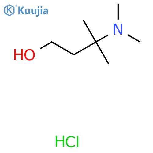 3-(Dimethylamino)-3-methylbutan-1-ol hydrochloride structure