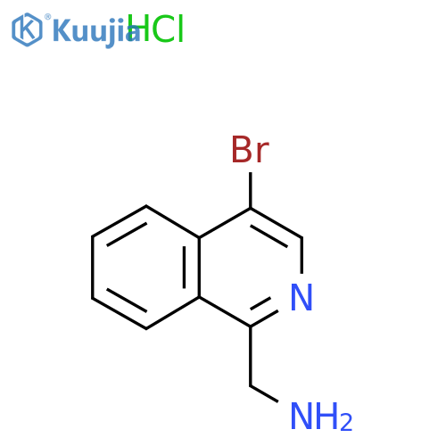 1-(4-Bromoisoquinolin-1-yl)methanamine hydrochloride structure