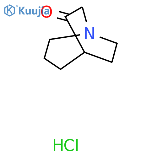 1-azabicyclo3.2.2nonan-6-one hydrochloride structure
