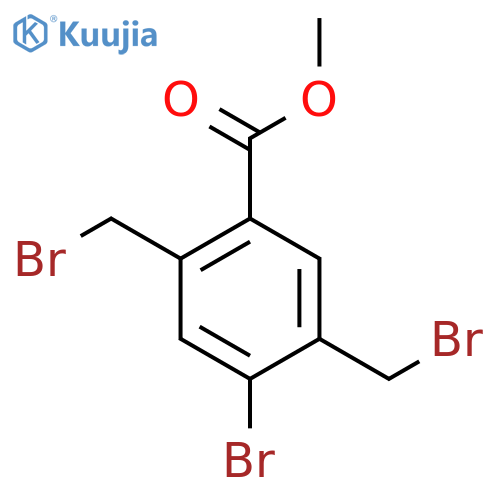 Methyl 4-bromo-2,5-bis(bromomethyl)benzoate structure