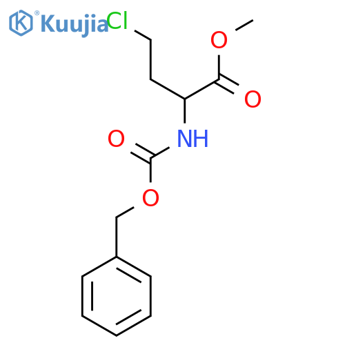 methyl 2-{(benzyloxy)carbonylamino}-4-chlorobutanoate structure