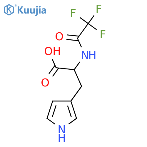 3-(1H-pyrrol-3-yl)-2-(2,2,2-trifluoroacetamido)propanoic acid structure