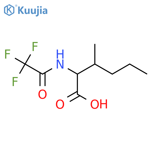 3-Methyl-2-(trifluoroacetamido)hexanoic acid structure
