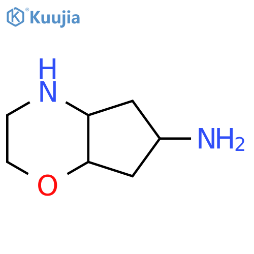 Octahydrocyclopenta[b][1,4]oxazin-6-amine structure