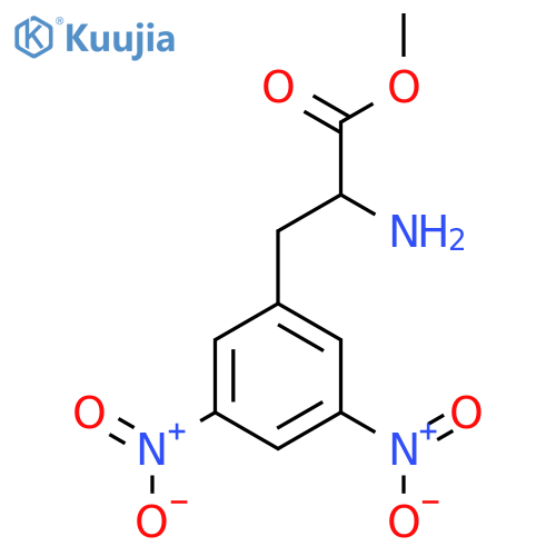 Methyl 2-amino-3-(3,5-dinitrophenyl)propanoate structure
