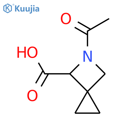 5-acetyl-5-azaspiro2.3hexane-4-carboxylic acid structure