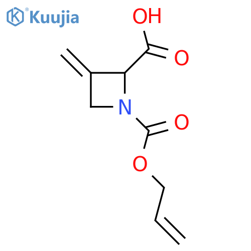 3-methylidene-1-(prop-2-en-1-yloxy)carbonylazetidine-2-carboxylic acid structure