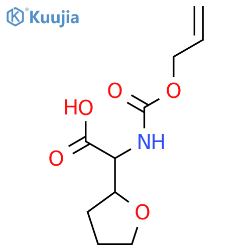 2-(Oxolan-2-yl)-2-{[(prop-2-en-1-yloxy)carbonyl]amino}acetic acid structure