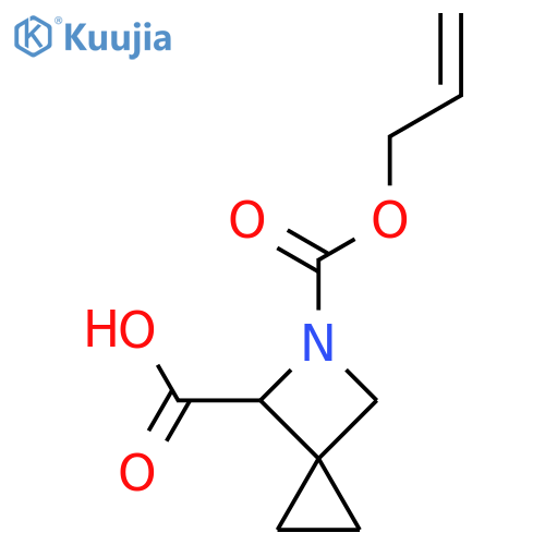 5-[(Prop-2-en-1-yloxy)carbonyl]-5-azaspiro[2.3]hexane-4-carboxylic acid structure