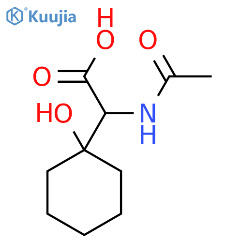 1-Hydroxycyclohexylaceturic acid structure