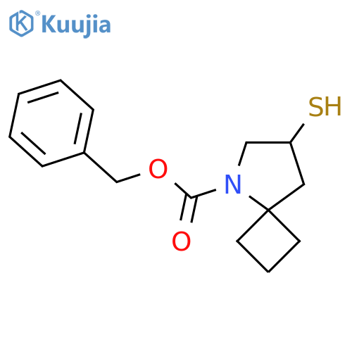Benzyl 7-sulfanyl-5-azaspiro[3.4]octane-5-carboxylate structure