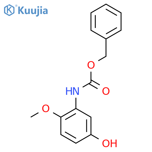 benzyl N-(5-hydroxy-2-methoxyphenyl)carbamate structure