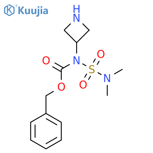 benzyl N-(azetidin-3-yl)-N-(dimethylsulfamoyl)carbamate structure
