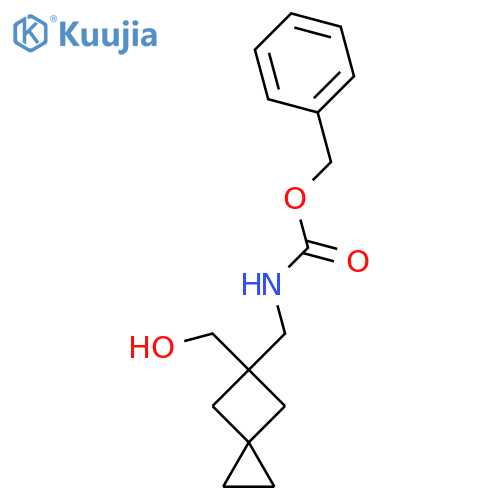 benzyl N-{[5-(hydroxymethyl)spiro[2.3]hexan-5-yl]methyl}carbamate structure