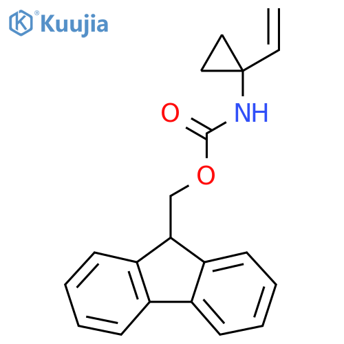 (9H-fluoren-9-yl)methyl N-(1-ethenylcyclopropyl)carbamate structure